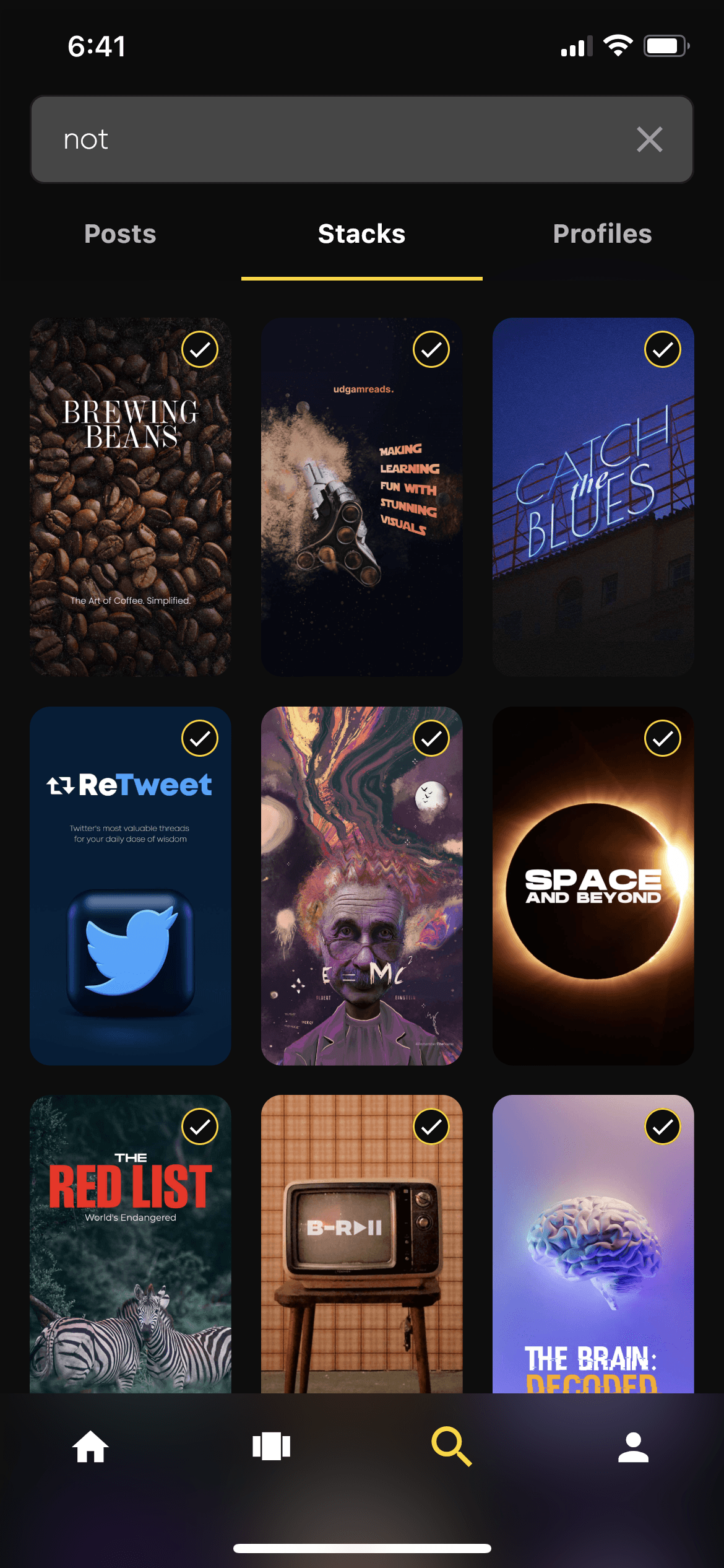 Volume UI screen